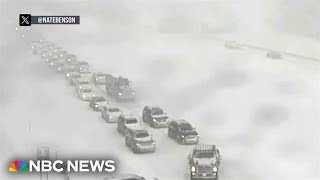 Millions of Americans head home from Thanksgiving as US braces for snow [upl. by Jeanette336]