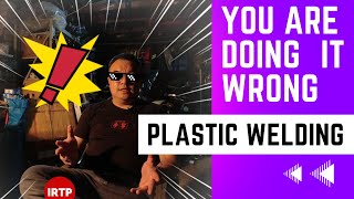 How to do PLASTIC WELDING at Home Watch This Before You Start [upl. by Firman325]