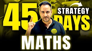 45 Day Final Strategy to score 95  Board Exam 202425  Maths with Ushank Sir Science and fun [upl. by Cynde346]