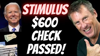 BREAKING NEWS 600 STIMULUS CHECKS PASSED Unemployment Biden PUA SSI Fourth Stimulus Check Update [upl. by Marjana]