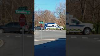 First Aid and Safety Patrol Medic and New Holland Ambulance Association Ambulance 37 Drivingby [upl. by Namaj]