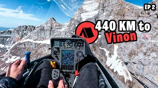 440 km TRAVEL by GLIDER Grenoble  Vinon Ep 2 [upl. by Rengaw519]