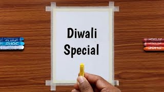 Happy Diwali l How to draw Diwali drawing easy steps by step l coming soon l Diwali Special drawing [upl. by Uon842]