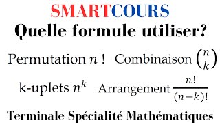 Dénombrement  Quelle formule utiliser  kuplet arrangement permutation combinaison [upl. by Otsugua306]