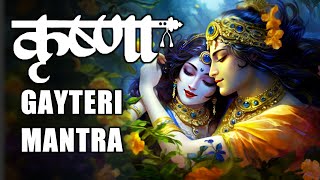 KRISHNA GAYATRI MANTRA  Radhe Krishna  Mantra Jaap  Lofi Songs  Lofi Bhajans [upl. by Frasch]