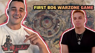 Reacting to Swagg’s 1st BO6 Warzone Game [upl. by Arhas]