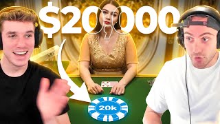 20 MINUTES OF INSANE BLACKJACK BETS [upl. by Kus320]