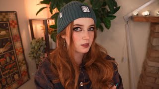 ASMR Can I PLEASE Touch Your Face Skater Girl Obsessed With You [upl. by Ahsilrak]