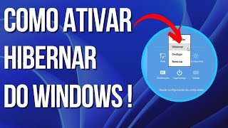 Como Ativar Hibernação Windows 10 e 11 windows10 windows11 hibernate [upl. by Mackler865]