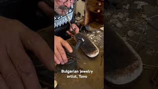 Oldschool soldering method still practiced in Bulgaria jewellerymaking Jewelry Soldering [upl. by Anneuq]