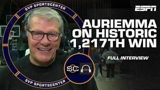 Geno Auriemma after breaking NCAA basketball record for most wins FULL INTERVIEW  SC with SVP [upl. by Oinota]