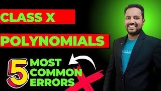 5 most common errors in Polynomials  polynomials cbseboard error uniquestudypoint classx [upl. by Blaise]