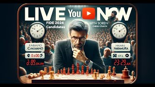 FIDE CHESS CANDIDATES 2024  Round 12 on chesscom [upl. by Soilisav190]