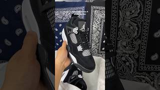 Unboxing Jordan 4 white thunder wonderkicks jordan4 [upl. by Don]