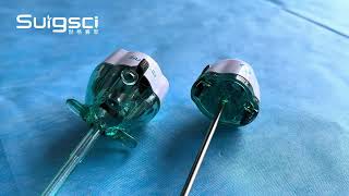 Surgsci Single Use Laparoscopic Trocar 3mm Diameter [upl. by Donnell]