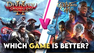 Who Won Divinity Original Sin 2 Vs Baldurs Gate 3  The Battle Of CRPG Greatness [upl. by Godred]