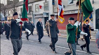 Kilkeel Remembrance Day Parade 2024 [upl. by Joya]