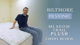 Restonic Biltmore Meadow Trail Plush Mattress Expert Review [upl. by Ocirnor]