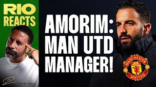 New Man United Manager Rúben Amorim Announced  What Does This Mean For Ruud  Rio Reacts [upl. by Sirtimid265]