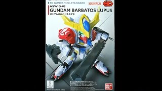 1009  SD ExStandard Gundam Barbatos Lupus UNBOXING [upl. by Nagek905]