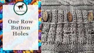 One Row Buttonhole [upl. by Rosol113]