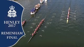 Remenham Final  Leander amp U London v Waiariki  Henley 2017 [upl. by Giliana]