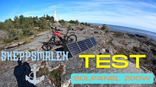 SOLAE solpanel på Accolmile 750W MTB [upl. by Airdnna]