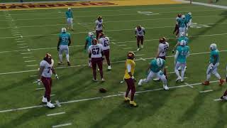 Madden 25  43 over heavy pressure even with blocked RB [upl. by Merkle]