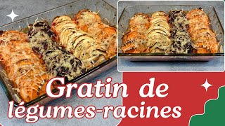 Gratin de légumesracines fondants et savoureux [upl. by Stormi]