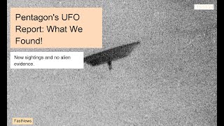 New Pentagon Report Uncovers Hundreds of UFO Sightings [upl. by Natassia]