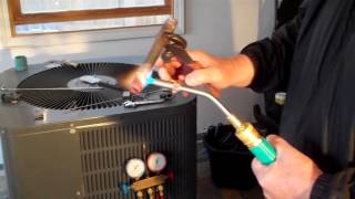 HVAC PROPYLENE SILVER BRAZING amp SOLDERING [upl. by Hgielsel]