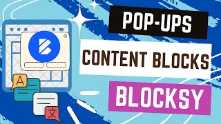 How to make a Custom Popup  Blocksy Content Blocks [upl. by Seena116]