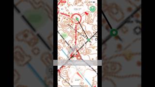 HT16 How to use the MAP COMPASS and RULER in the app orienteering orienteeringpro [upl. by Yerac]