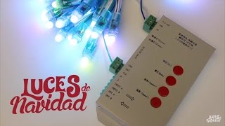 Tutorial Cómo conectar el controlador T1000S al Led Pixel WS2811 5V [upl. by Spearing]