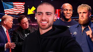 Scamados na luta do Mike Tyson x Jake Paul c Trump [upl. by Yendirb712]