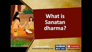 What is Sanatan dharma [upl. by Urion241]