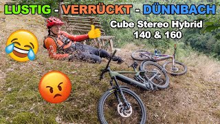 Die VERRÜCKTESTE und LUSTIGSTE EMTB Trail Tour  Cube Stereo Hybrid 140 amp 160 [upl. by Riana]