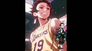 Demon Slayer in basketball player [upl. by Akinot510]