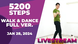 41 MIN • 5200 STEPS • Walking Workout • Livestream Workout • Jan 28 2024 [upl. by Hector]