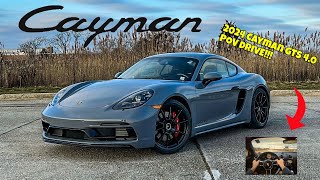 2024 PORSCHE CAYMAN GTS 40 POV DRIVE My Dream Car [upl. by Elraet]