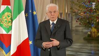 Messaggio di fine anno del Presidente della Repubblica Sergio Mattarella [upl. by Jacqueline891]