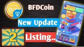 BFDCoin New Update Listing… Nov 20  Major Exchanges And Start Trading [upl. by Hsac]