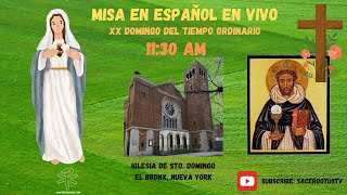 Misa del 20 Domingo de Tiempo Ordinario St Dominic Bronx [upl. by Etnomaj]