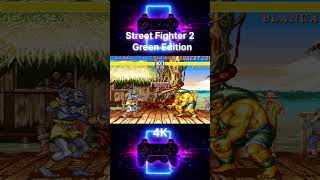 Street Fighter 2 Green Edition ▫ Hack ▫ played the game as ▫ Dhalsim vs Blanka [upl. by Werra]