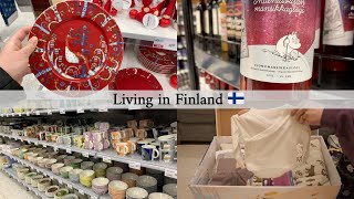 Living in Finland Vlog 🇫🇮  Shopping at Minimani amp Prisma  Finnish Baby Box 2023 Unboxing  Moomin [upl. by Lord]