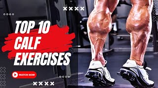 Top 10 Calf Workout  FITNESS GYM TRAINING [upl. by Armanda]