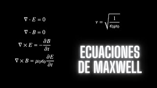 Deducción de la velocidad de la luz utilizando las ecuaciones de Maxwell [upl. by Ssur694]