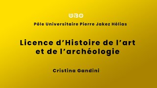 Licence dHistoire de lart et de larchéologie [upl. by Dekeles]