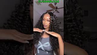 GLUELESS 360 Full Frontal Wig Invisible Drawstring for Head Fitting [upl. by Eityak35]