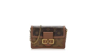 Louis Vuitton Monogram Reverse Dauphine Chain Wallet [upl. by Hgielrebmik]